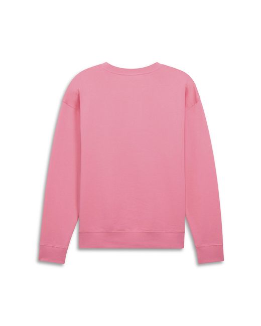 PUMA Pink Elevated Essentials Comfort Crew Sweatshirt