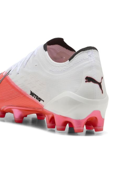 PUMA Pink Ultra Nitro 7 Ultimate Ag Football Boots for men