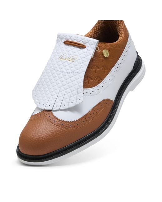 PUMA X ARNOLD PALMER ROYALE Wingtip Golfschuhe in Brown für Herren