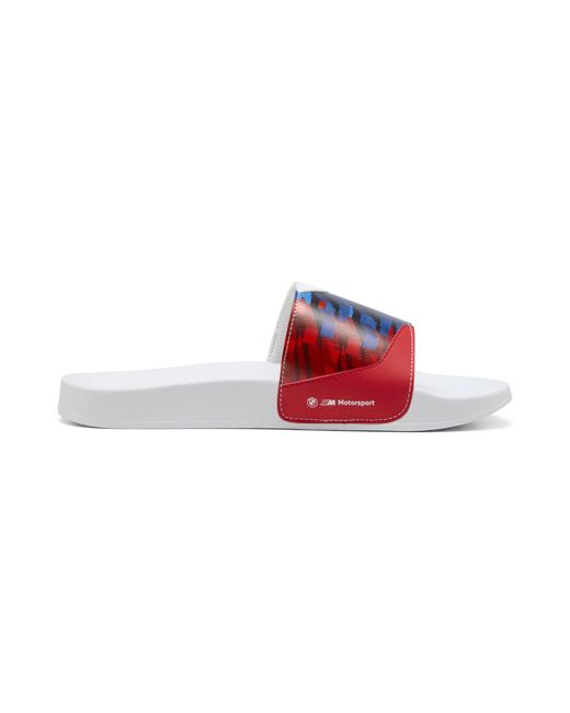PUMA White Bmw M Motorsport Leadcat 2.0 Graphic Slides