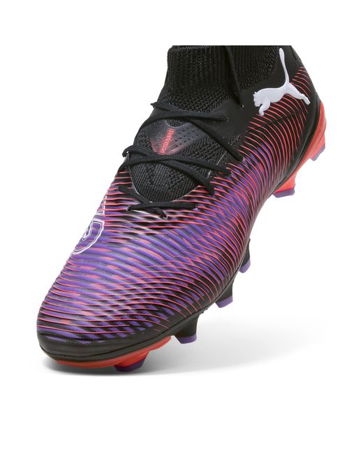 PUMA Purple Future 8 Pro Fg/Ag Fußballschuhe Damen, Schuhe, /Weiß/Glowing Rot