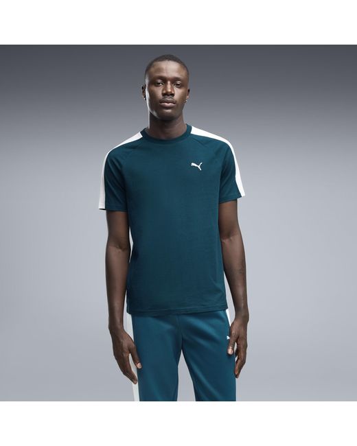PUMA Blue T7 T-Shirt for men