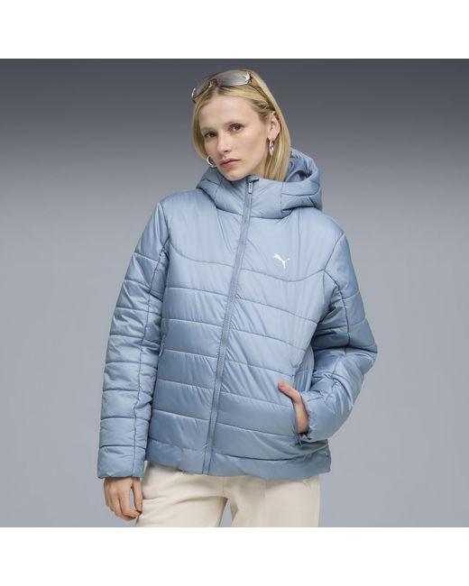 Doudoune À Capuche Essentials PUMA en coloris Blue