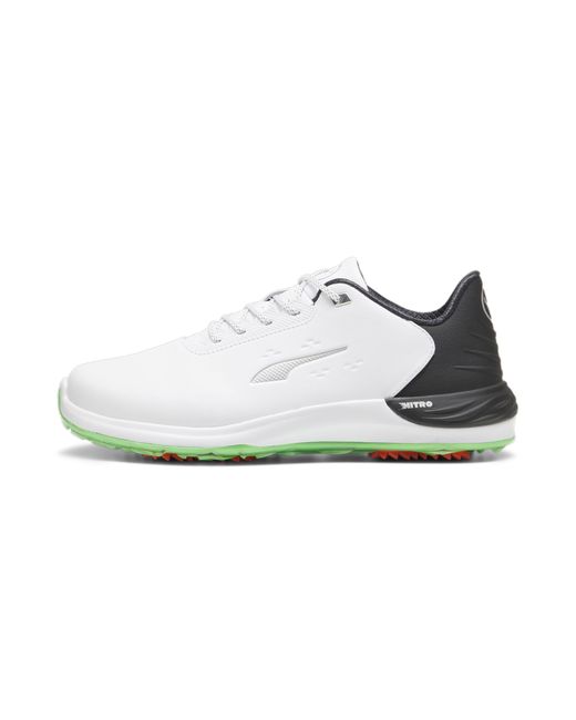 PUMA White Phantomcat NITROTM+ Golfschuhe