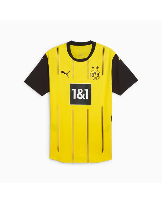 PUMA Borussia Dortmund 24/25 Authentic Thuisshirt in het Yellow voor heren