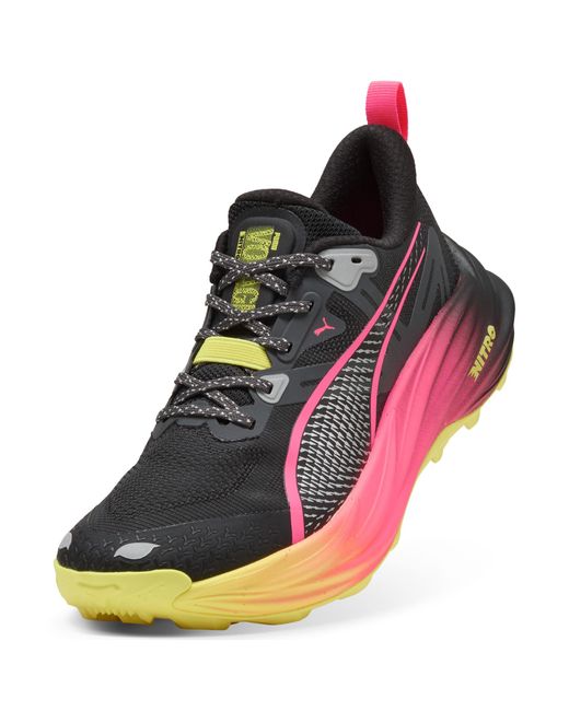 PUMA Gray Voyage Nitro Running Shoes