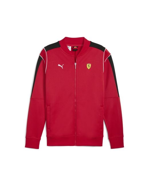 PUMA Red Scuderia Ferrari Mt7 Track Jacket for men
