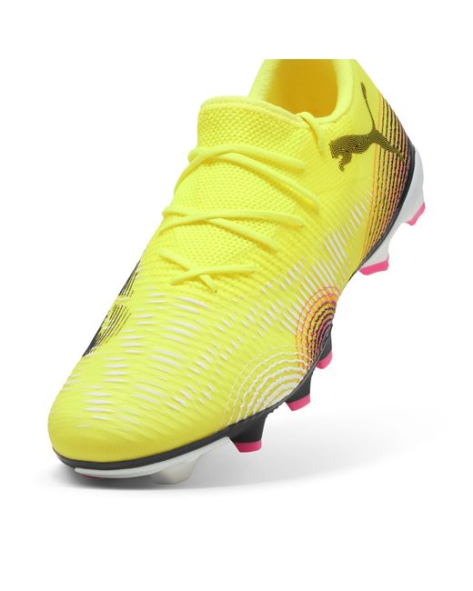 PUMA Yellow Future 8 Match Fg/Ag Low Fußballschuhe Schuhe, Alert/Schwarz/Sun Struck