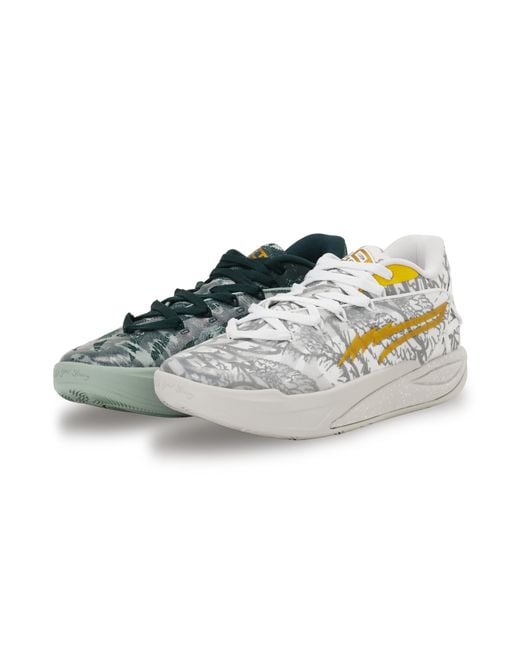 Scarpe Da Basket Stewie 4 Harry Potter Da Donna, Scarpe, Bianco/Verde Terrain di PUMA in Metallic
