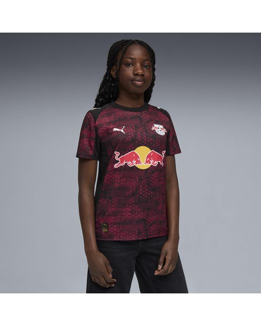 PUMA Red Rb Leipzig 25/26 Ausweichtrikot Teenager, Kleidung, /Fast Rot