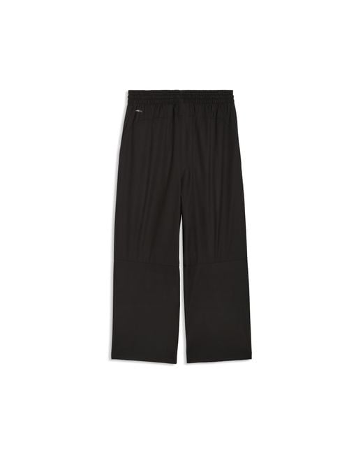 PUMA Black Tech Oversized Track Pants for men