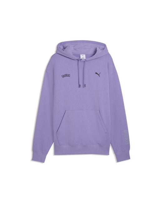 PUMA Purple X PokãMon Relaxed Graphic Hoodie for men