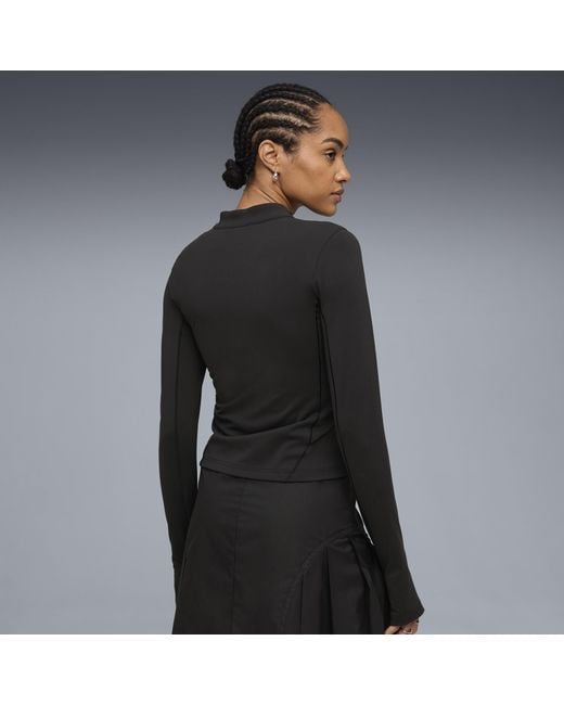 PUMA Black Tech Sense Slim Track Jacket