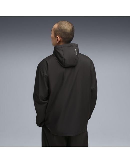 PUMA Black Tech Relaxed Track Jacket for men
