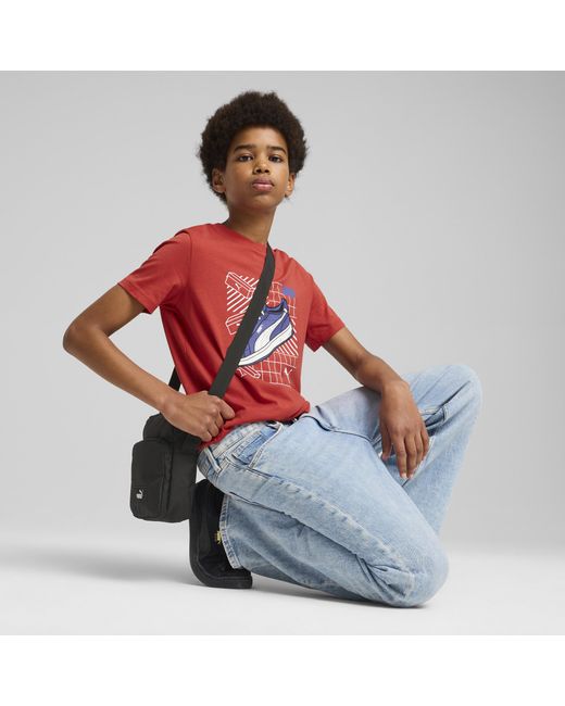 Camiseta Estampada Iv Juvenil PUMA de hombre de color Red