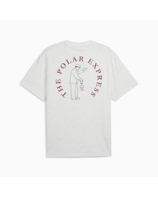 PUMA White X Polar Express T-Shirt for men