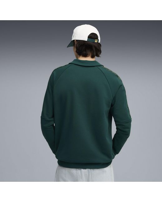 Top Borussia Mönchengladbach King Da Uomo, Sport, Dark Myrtle/Oro di PUMA in Green da Uomo