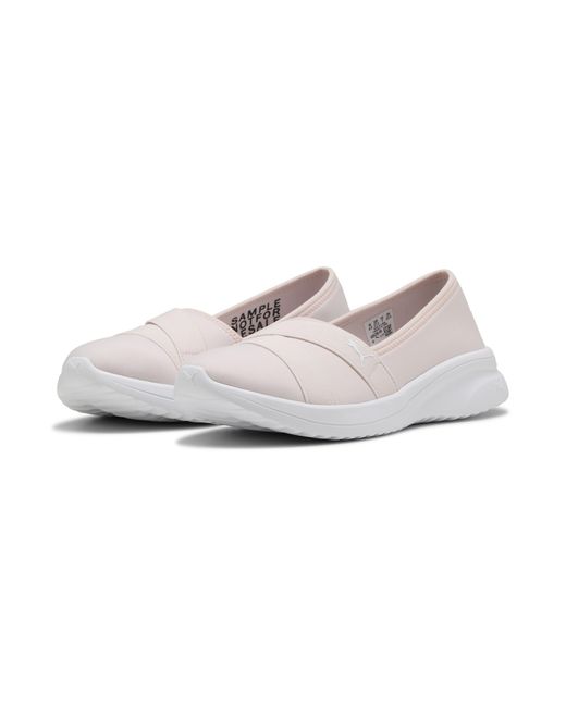 PUMA White Adelina 2 Slip-On Shoes