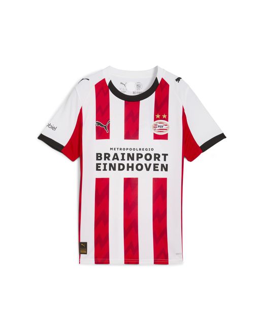 PUMA Red Psv Eindhoven 25/26 Heimtrikot Teenager, Kleidung, /Weiß