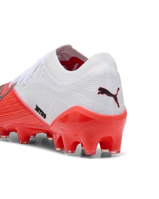PUMA Red Ultra Nitro 7 Pro Ag Football Boots