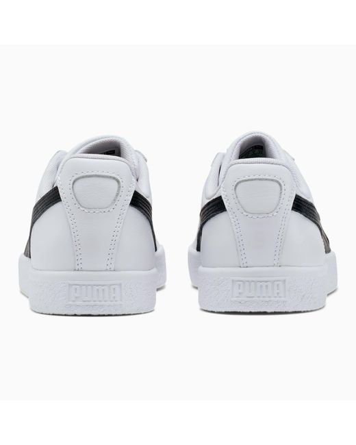puma clyde core foil white