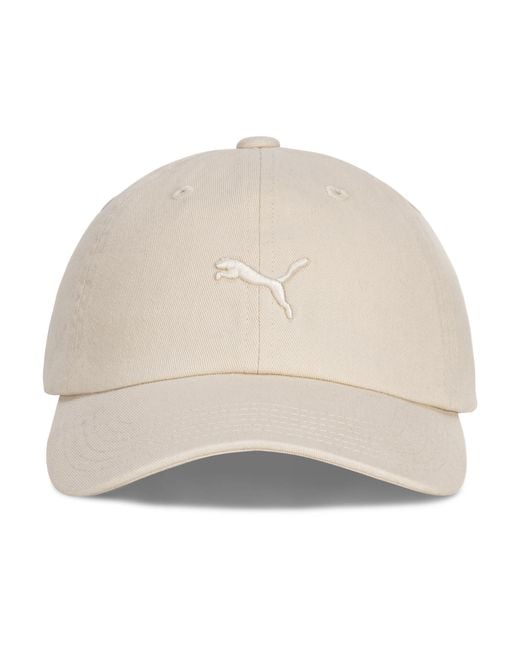 PUMA White Tonal Jumpcat Adjustable Cap