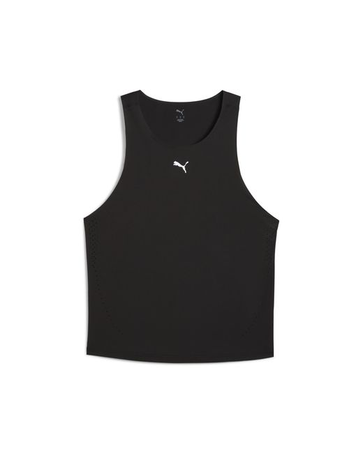 PUMA Black Everyday Running Cloudspun Tank Top for men