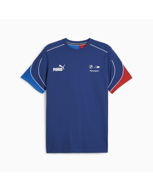 PUMA Blue Bmw M Motorsport Mt7+ T-shirt for men