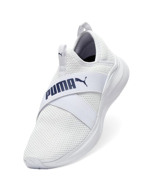 PUMA White Softride Harmony Slip-On Shoes