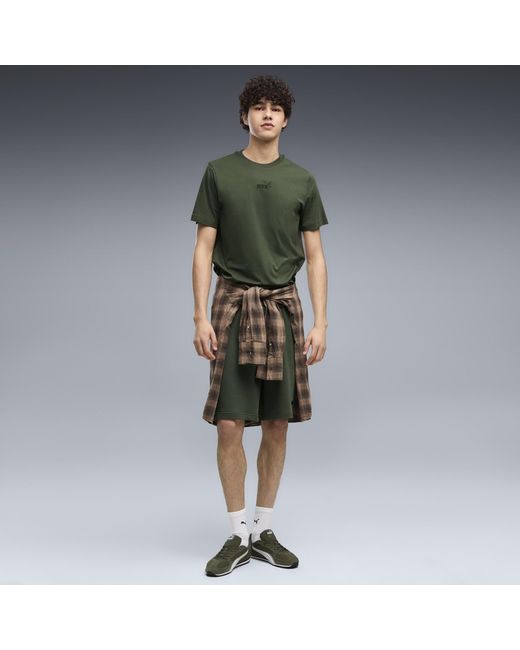PUMA Green Essentials Small No.1 Logo T-Shirt for men