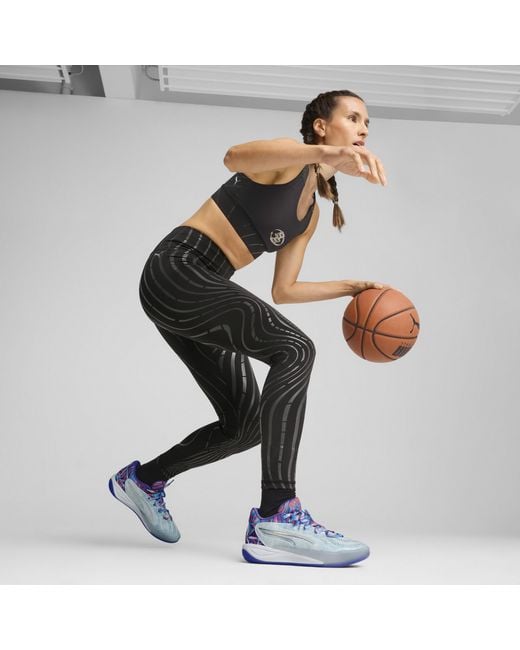 PUMA Blue Stewie 4 Prism Basketball Shoes