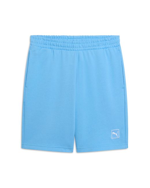 PUMA Blue Elevated Essentials 9" Shorts for men