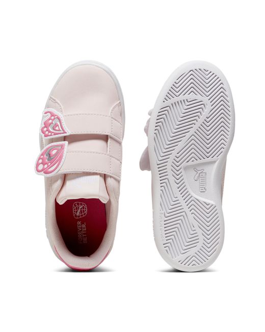 Zapatillas Smash 3.0 Butterfly Para Niños, Calzado, Frosty Rosa/Strawberry Burst/Blanco PUMA de color White