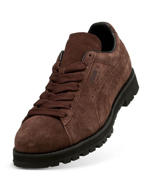 PUMA Brown Suede Vibram Sneakers