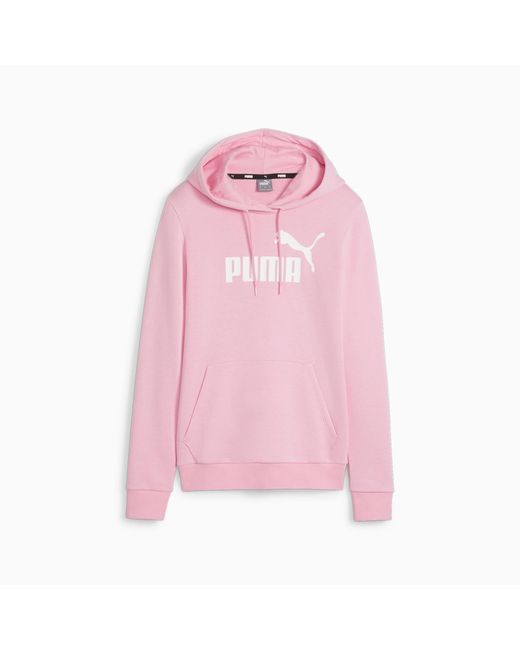 PUMA Pink Essentials Big Logo Hoodie