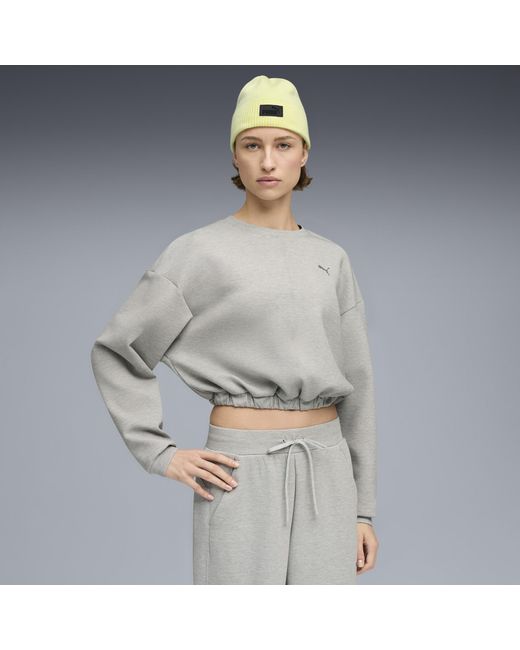 PUMA Gray Cloudspun Crew