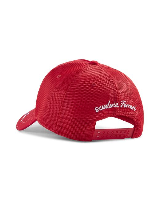 Gorra Trucker Scuderia Ferrari Monza, Accesoiros, Rosso Corsa PUMA de color Red
