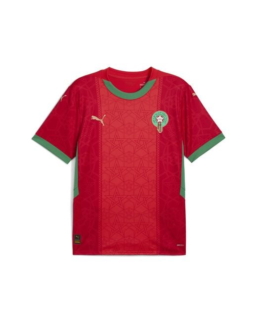 PUMA Red Morocco 2025 Home Jersey for men