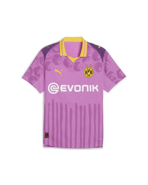 PUMA Kidsuper X Borussia Dortmund Authentic Shirt Voor Maat in het Purple voor heren
