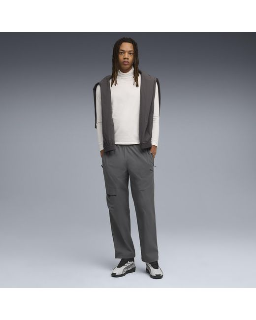 PUMA Tech Relaxed Cargohose Herren, Kleidung, Dusky in Gray für Herren