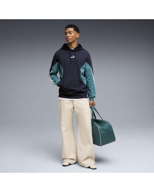 PUMA Essentials Colourblock Hoodie Voor Maat in het Blue voor heren