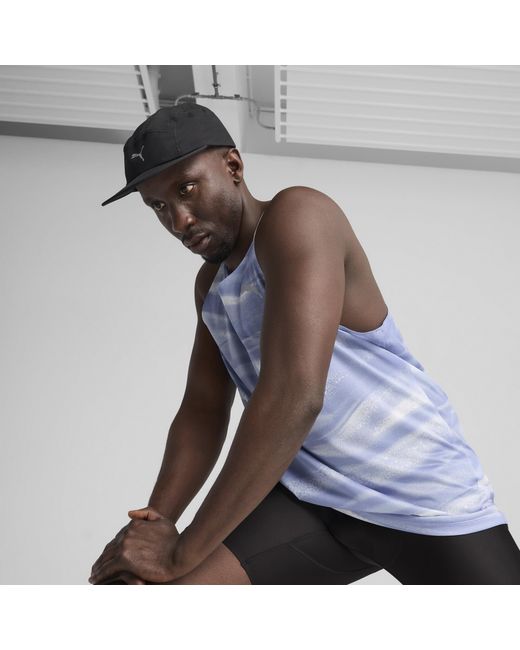 PUMA Black Essentials Running 5 Panel Cap