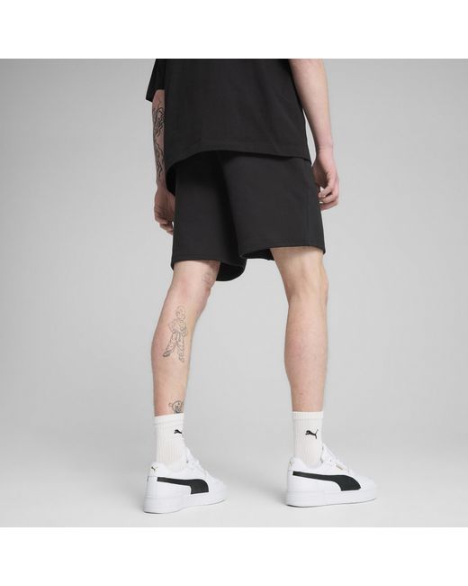 PUMA Black Wardrobe Essentials Relaxed 7" Shorts for men