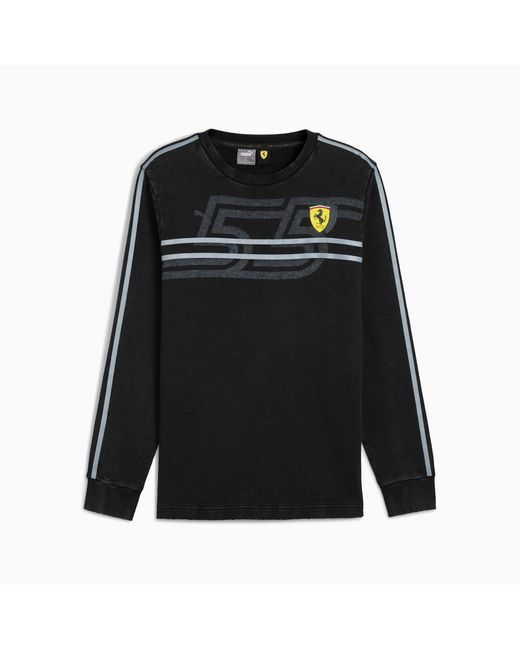 PUMA Scuderia Ferrari Desert Sun Crewneck in Black für Herren