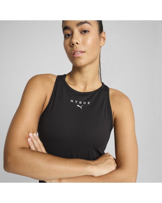 PUMA Black X HYROX CLOUDSPUN Racerback Top