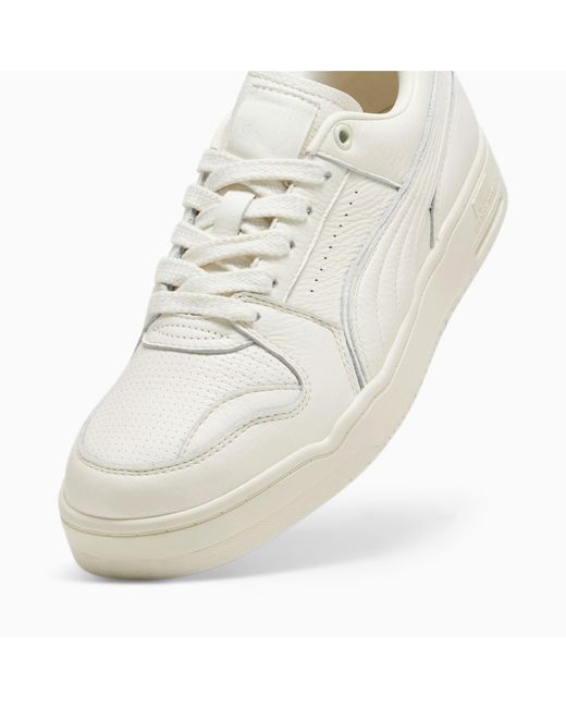 PUMA White Slipstream Lo Vintage Sneakers