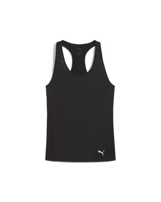PUMA Black Train All Day Essentials Training Racerback Tank Top Shoes