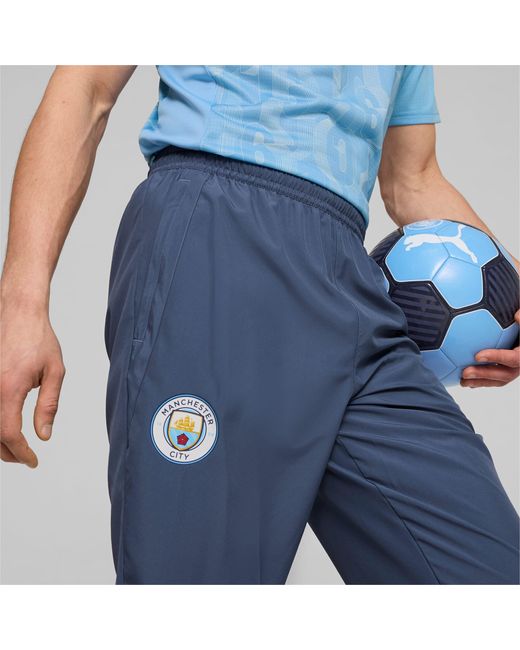 PUMA Manchester City Pre-match Hose in Blue für Herren