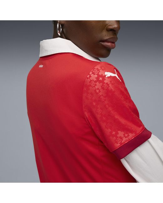 PUMA Red Schweiz Frauen-Team 2025 Heimtrikot Damen, Accessoires