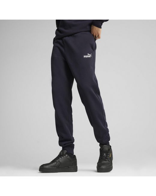 PUMA Blue Essentials No. 1 Logo Sweatpants for men